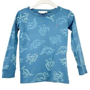 Babycottons Toddler Boys Pima Cotton Rex Snug Dinosaur Long Sleeve Pajama Top 3Y